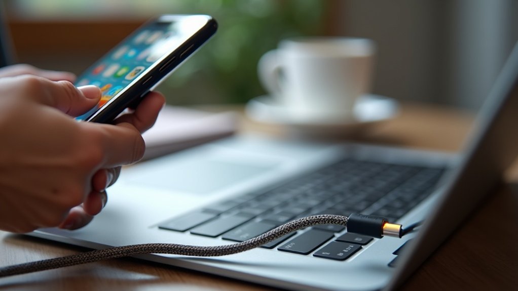 povežite telefon s prijenosnikom