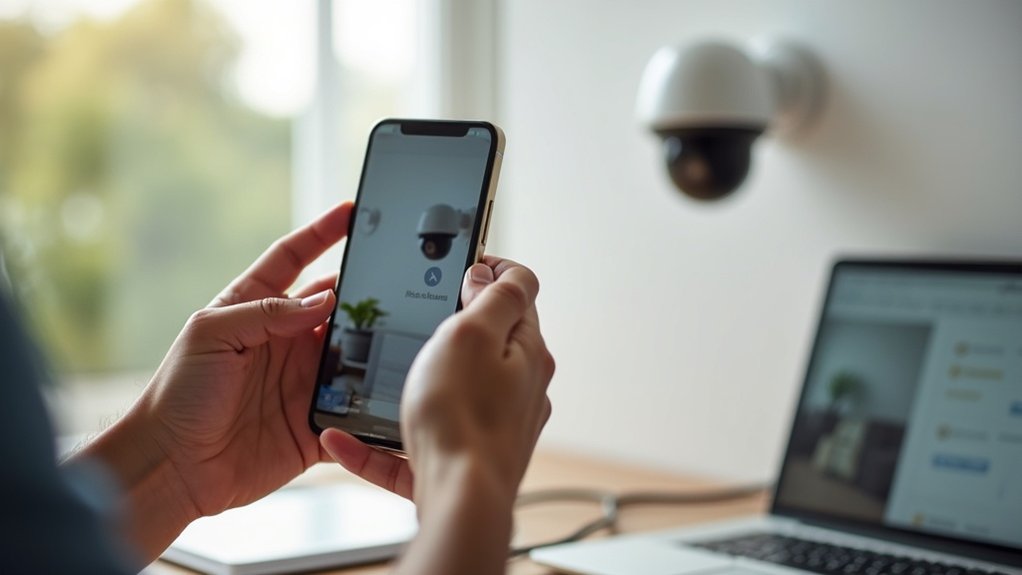 koristite web sučelje kamere